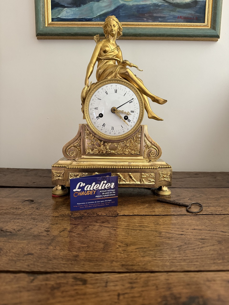 Restauration dorures mtaux horloges pendules