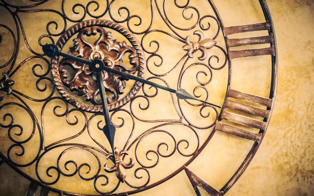 marquages sur un mouvement d’horloge
